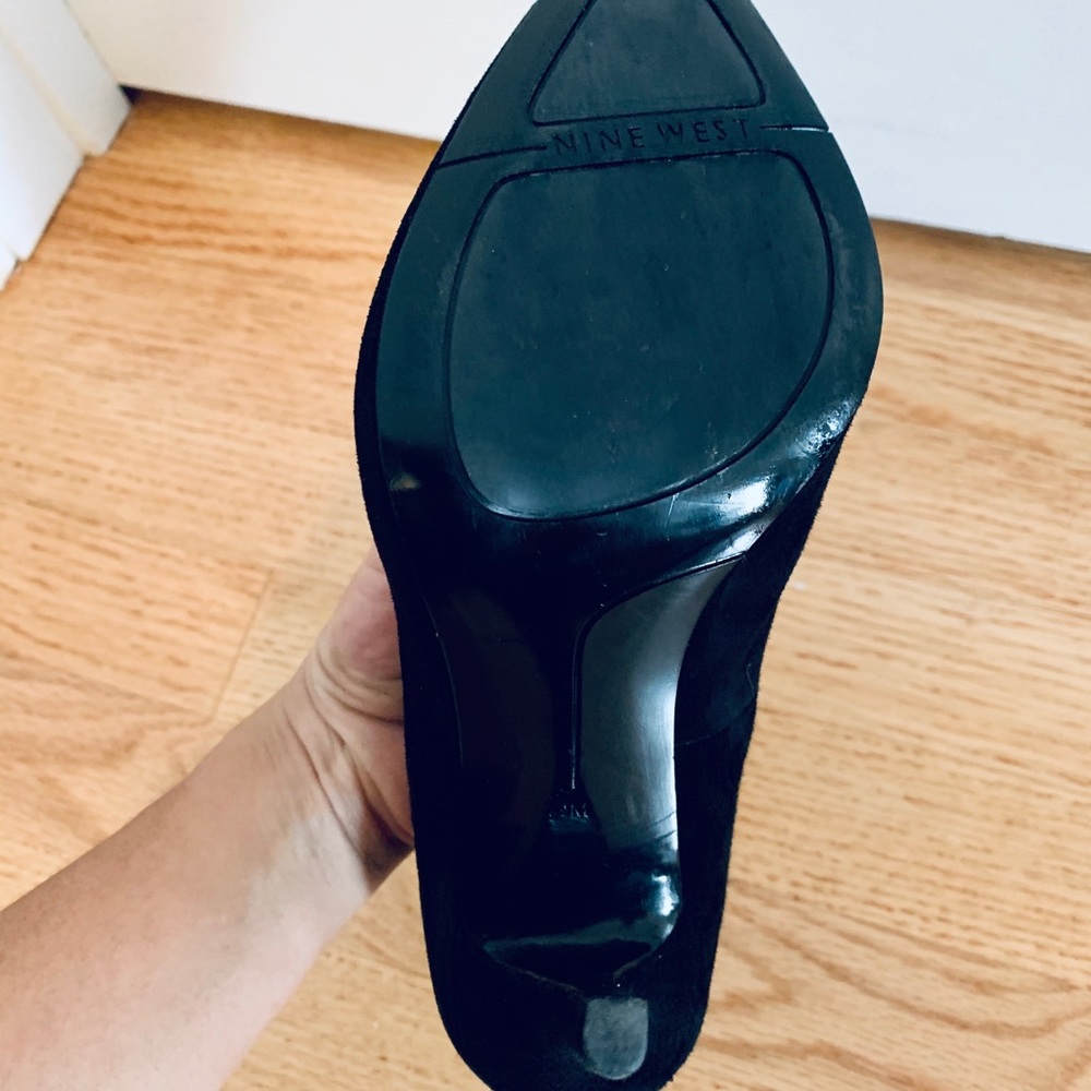 Nine West Suede Booties/Heels - Picture 7 of 10